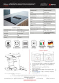 Sirius SDDH3 Valentina Collection 900mm Integrated Induction Downdraft