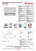 Sirius SL906DLTM850 Onboard 850mm Undermount Rangehood