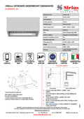 Sirius SL906EMEL100 Offboard 1000mm Undermount Rangehood