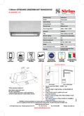Sirius SL906EMEL120 Offboard 1120mm Undermount Rangehood