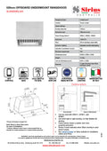 Sirius SL906EMEL520 Offboard 520mm Undermount Rangehood
