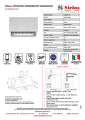 Sirius SL906EMEL850 Offboard 850mm Undermount Rangehood