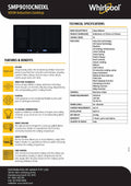 Whirlpool SMP 9010CNEIXL 90cm 6TH SENSE FlexiFull 10 Zone Induction Cooktop