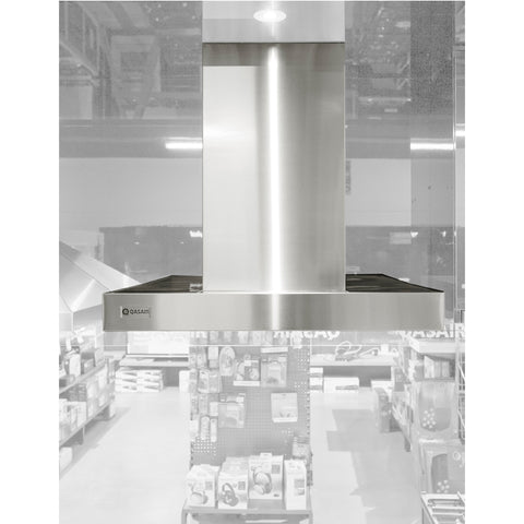 Qasair Statesman Gallery Range Wall Mounted Rangehood