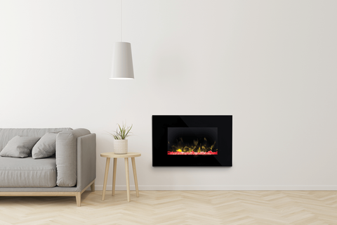 Dimplex TLC20LX-AU Toluca Deluxe 2kW Optiflame Wall Mounted Electric Fireplace