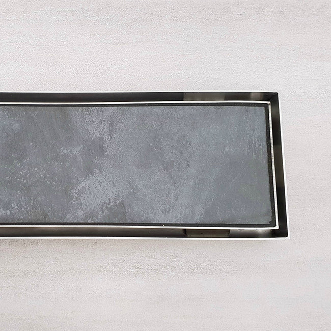 Bespoke Bathware XTI-100 Stainless Steel 90mm-120mm Wide Tile Insert Waste