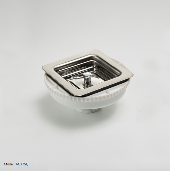 Oliveri AC17SQ Square Basket Waste