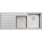 Oliveri AP1412 Apollo 1 & 3/4 Bowl Sink with Drainer