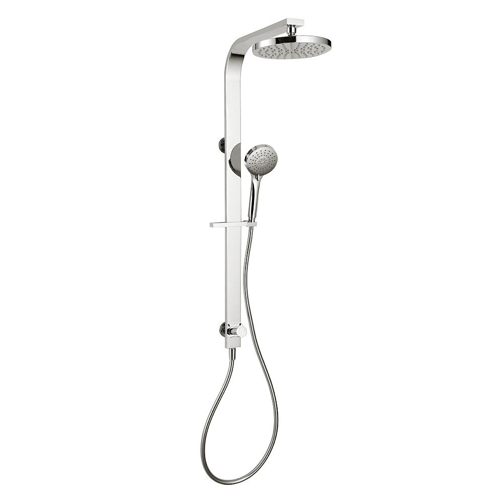Arcisan SY02310 Synergii Shower Column with Round Showerhead and Hand Shower with Bottom Diverter