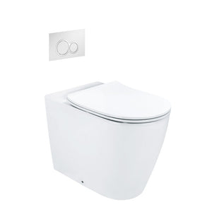 Arcisan SY04184 Synergii Wall Faced Pan, in-wall Cistern, Kibo Flush Panel with Slim Line Seat