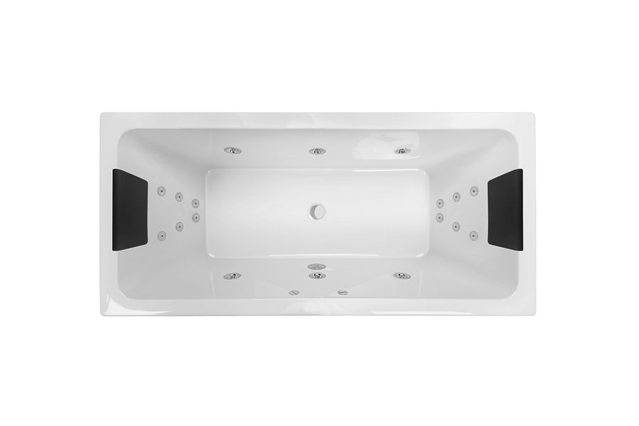 Decina CA1750DVSPAWC Carina 1750mm 16 Jet Dolce Vita Spa Bath