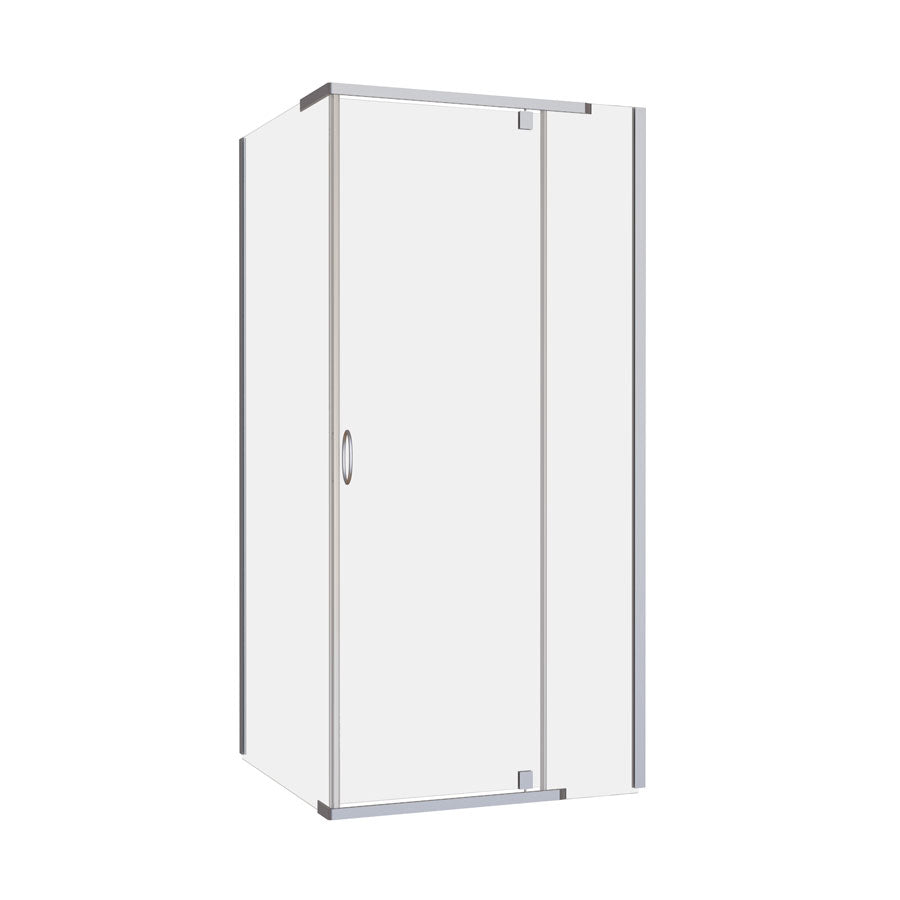 Decina CASYS1000CC Cascade 1000mm Semi-Frameless Pivot Shower System