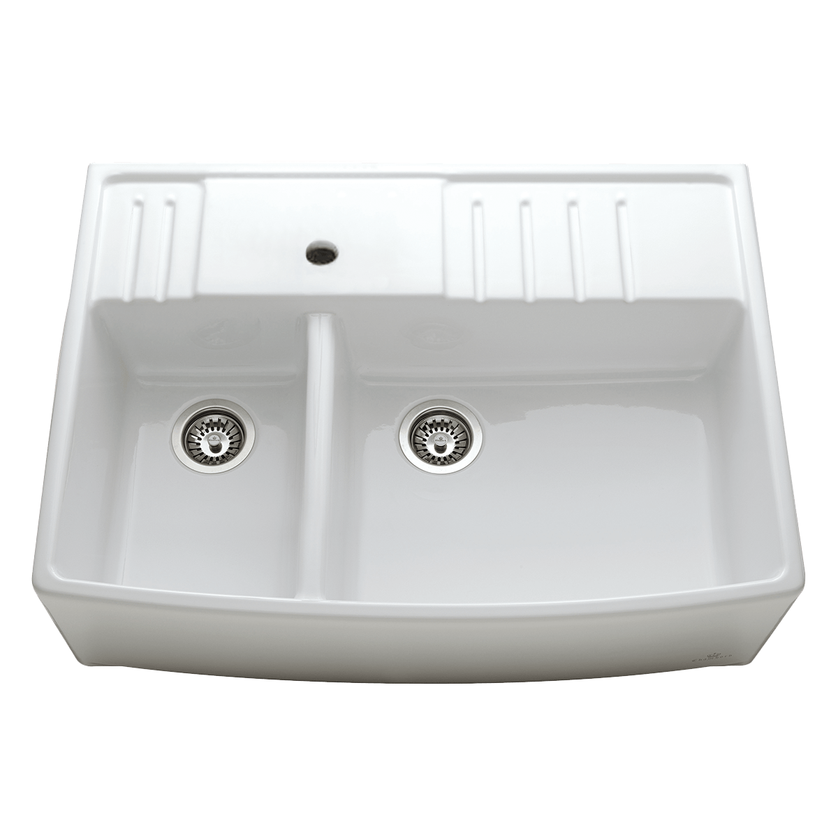 Chambord CLOTAIRE-3W Bowl & A Half Ceramic Sink