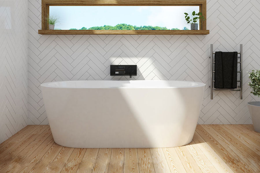 Decina CO1500W Cool 1500mm White Freestanding Bath