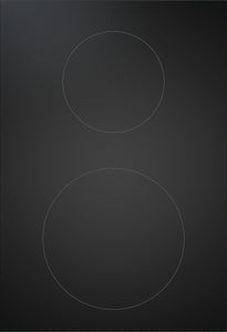 BORA PKI11 Pro Induction Glass-ceramic Cooktop with 2 Cooking Zones