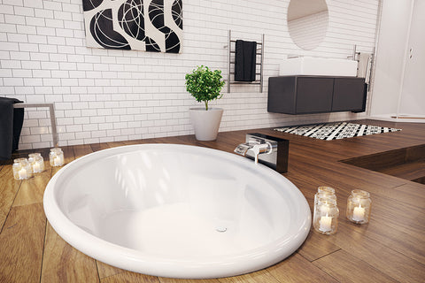 Decina DU1850W Duo 1850mm Island Style Round Bath