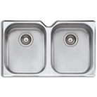 Oliveri DZ10U Diaz Double Bowl Undermount Sink