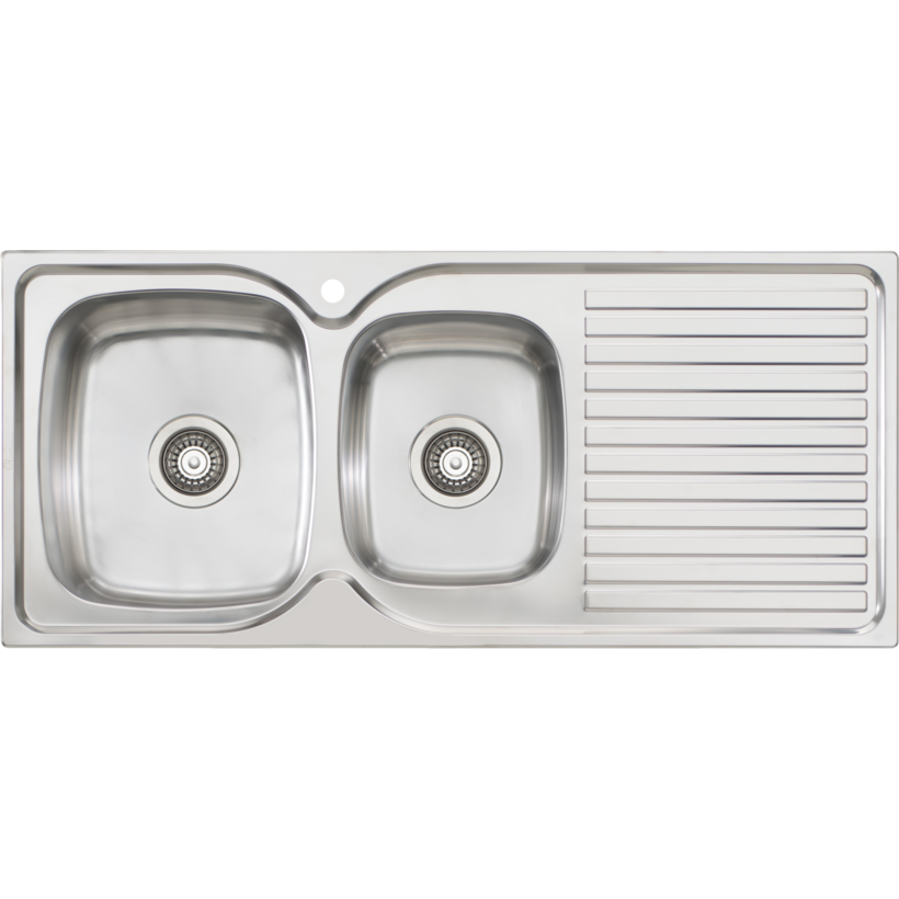 Oliveri EE11 Endeavour 1 & 3/4 Bowl Sink With Drainer