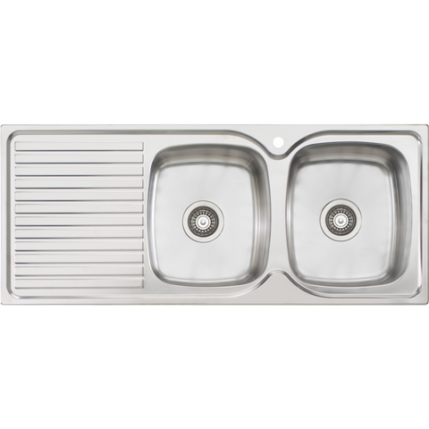 Oliveri EE72 Endeavour Single Bowl Sink With Drainer