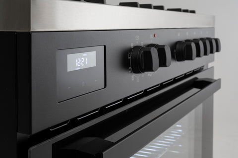 Euro Appliances EO90FSDPBL 90cm Dual Freestanding Oven