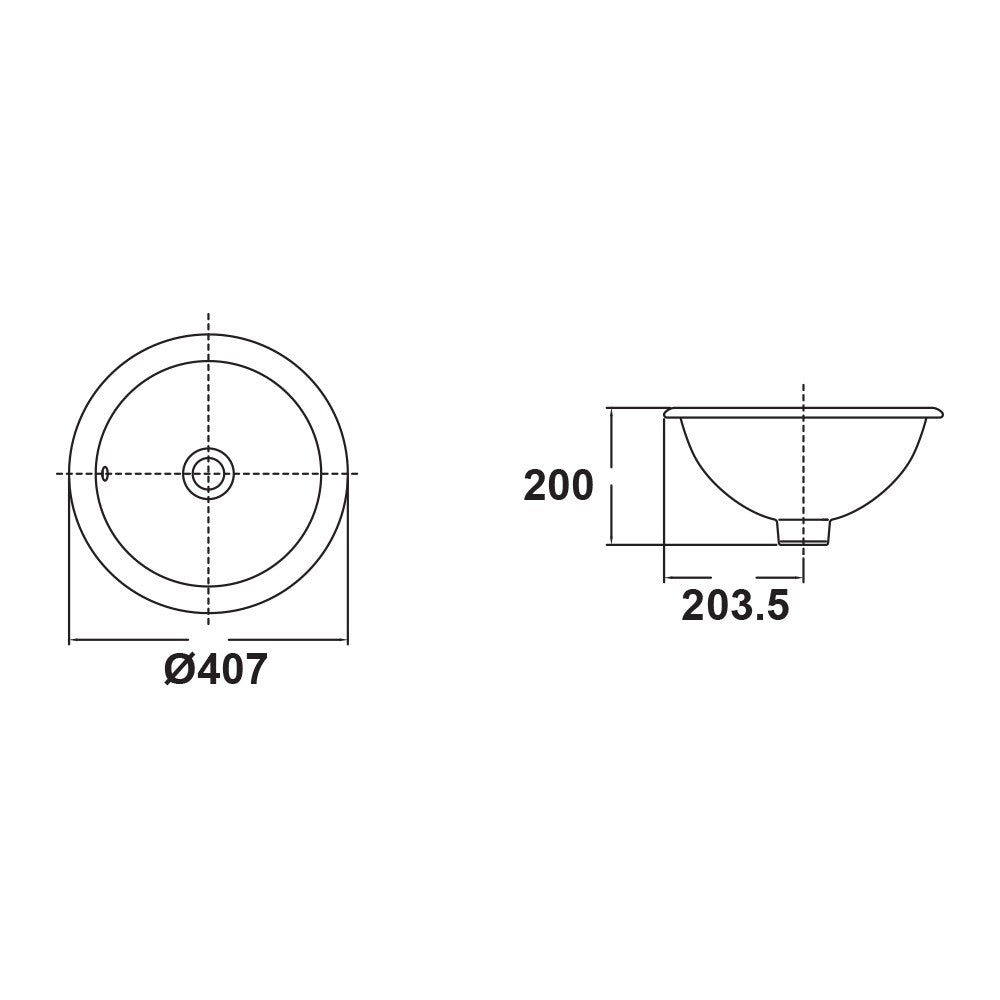 Gala 04220 Jara Round Inset Basin – 8Appliances