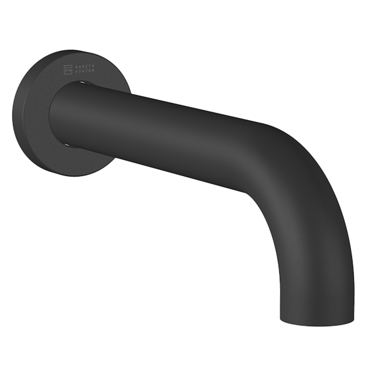 Gareth Ashton 3S-C200-B Lucia 200mm Black Curved Basin Spout