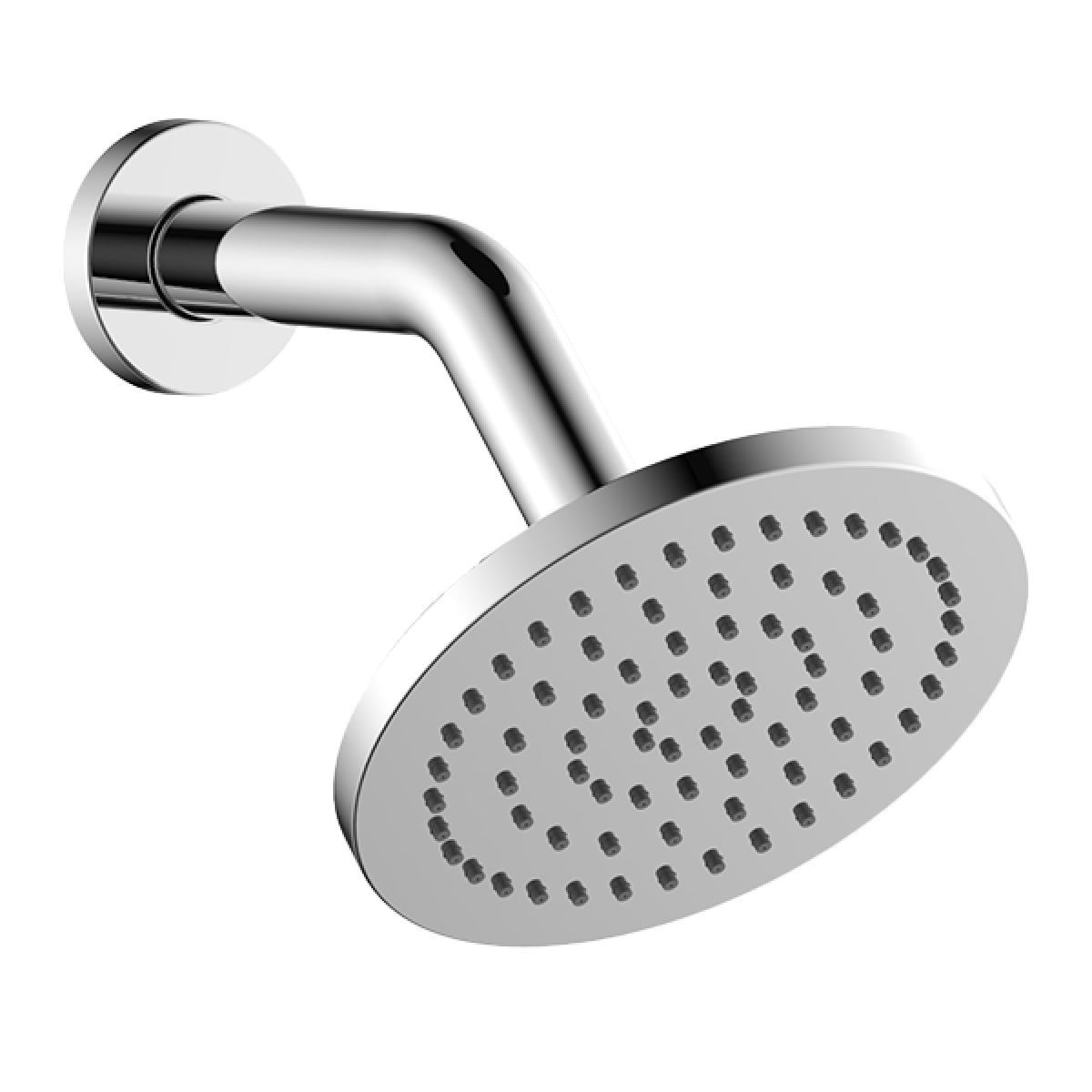 Gareth Ashton LAA02 ABS 150mm Round Chrome Shower with 190mm Arm