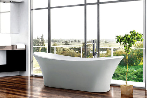 Decina HI1800W Hilton 1800mm White Freestanding Bath