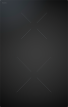 BORA CKI Classic Induction Glass Ceramic Cooktop with 2 Cooking Zones