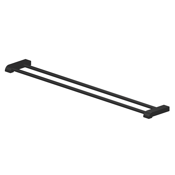 Gareth Ashton LDTR-B Park Avenue 760mm Black Adjustable Double Towel Rail