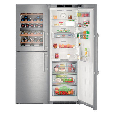 Liebherr SBSes 8486 Freestanding Side by Side Combination Fridge with BioFresh and NoFrost