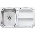 Oliveri LL116 Lakeland Single Bowl Sink With Drainer