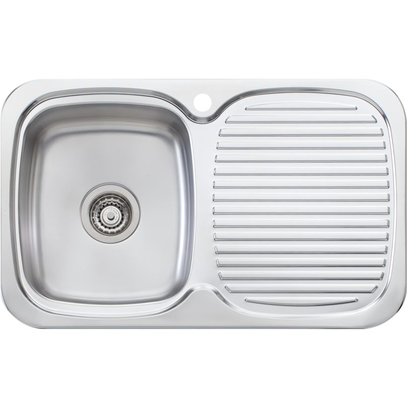 Oliveri LL116 Lakeland Single Bowl Sink With Drainer