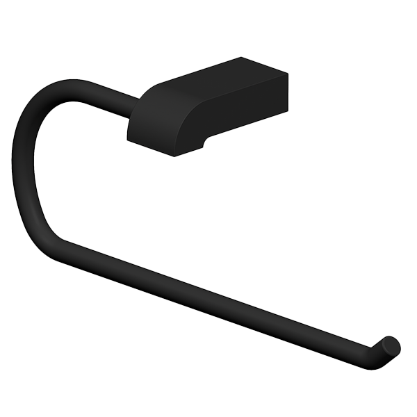 Gareth Ashton LTR-B Park Avenue Black Guest Towel Ring