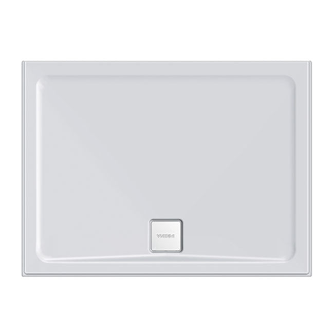 Decina SB1200R3T Luna 1200mm Rear Outlet Square Shower Base