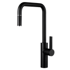 Armando Vicario LUZ-B Black Kitchen Mixer with Pull-out