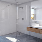 Decina MSP860 M-Series 860mm Chrome Wall Fixed Shower Panel