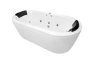 Decina MI1800FSCNSPAWC Mintori 1790mm 14 Jet Freestanding Contour Spa Bath