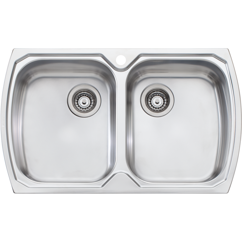 Oliveri MO763 Monet Double Bowl Topmount Sink