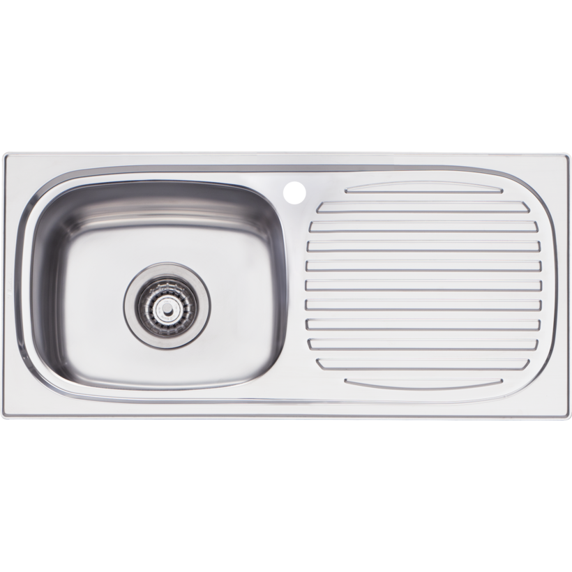 Oliveri MR501 Martini Single Bowl Sink With Drainer
