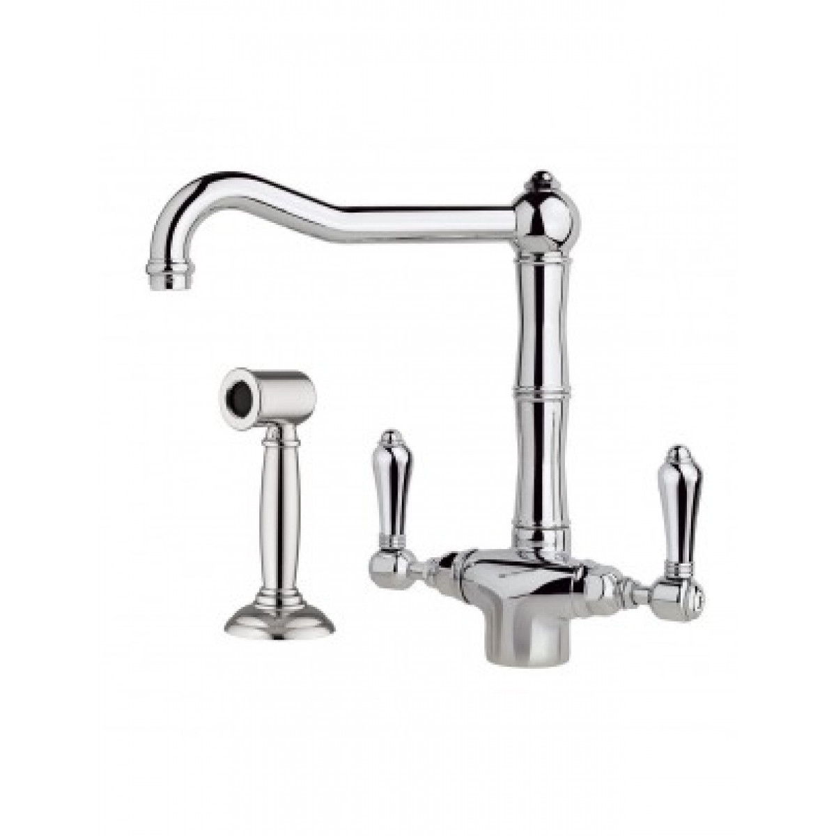 Nicolazzi 1406WS Single Taphole Mixer with Side Spray