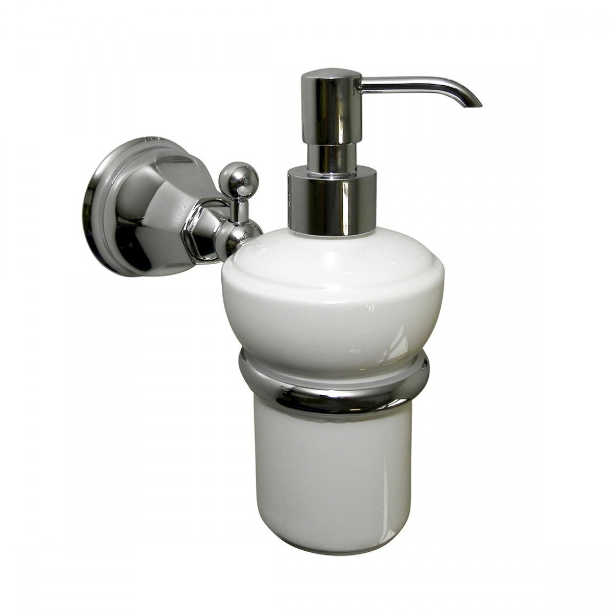 Nicolazzi 1489/05 Art Deco Range Ceramic Soap Dispenser & Holder