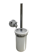 Nicolazzi 1490/05 Art Deco Range Ceramic Wall Mounted Toilet Brush Holder