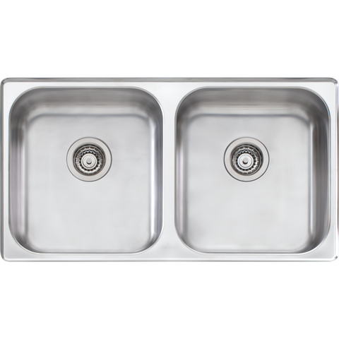 Oliveri NP60U Nu-Petite Double Bowl Undermount Sink