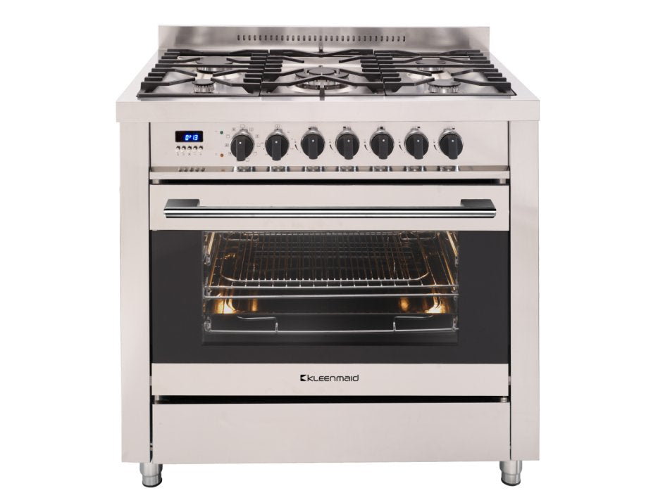 Kleenmaid OFS9020 90cm Multifunction Freestanding Dual Fuel Oven