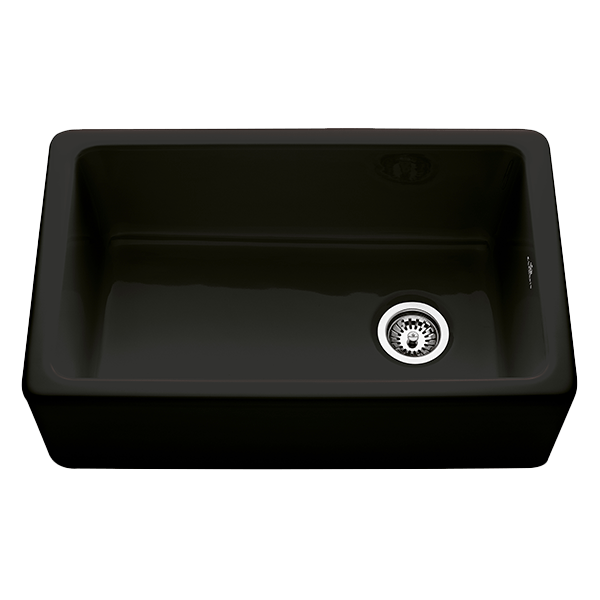 Chambord PHILIPPE-2B 762mm Black Ceramic Single Bowl Sink