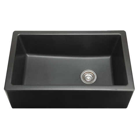 Chambord PHILIPPE-2BGR 762mm Black Granit Single Bowl Sink