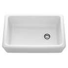 Chambord PHILIPPE-2W 762mm White Ceramic Single Bowl Sink