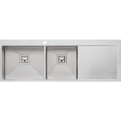 Oliveri PR1111 Professional Series 1 & 3/4 Bowl Topmount Sink with Drainer