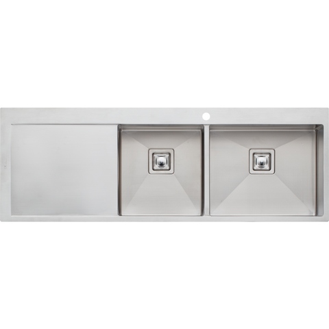 Oliveri PR1112 Professional Series 1 & 3/4 Bowl Topmount Sink with Drainer